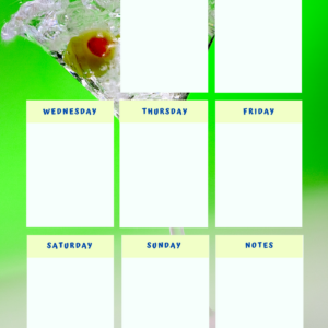 Martini - Weekly Planner