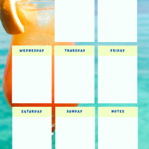 Cocktail Time Colorful Printable
