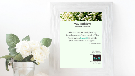 Birthstone Poems – Ready Made Gifts