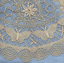 Guipure Lace with Torchon Edge