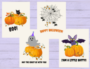 Children's printable Halloween posters