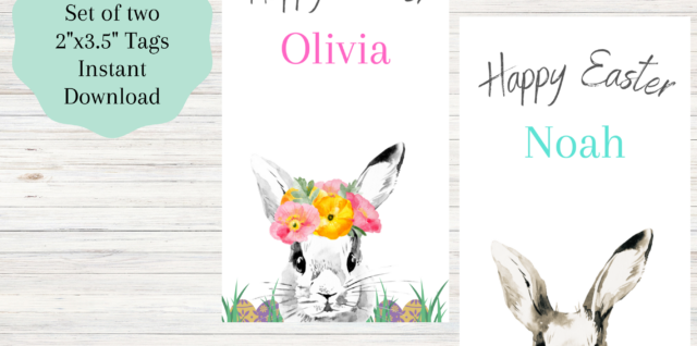 Easter Gift Tags and Stickers